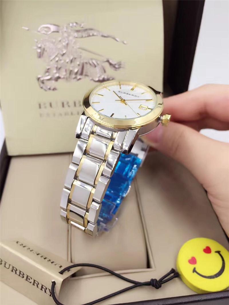 Replica Burberry 904l Stainless Steel Quartz Watch 34MM