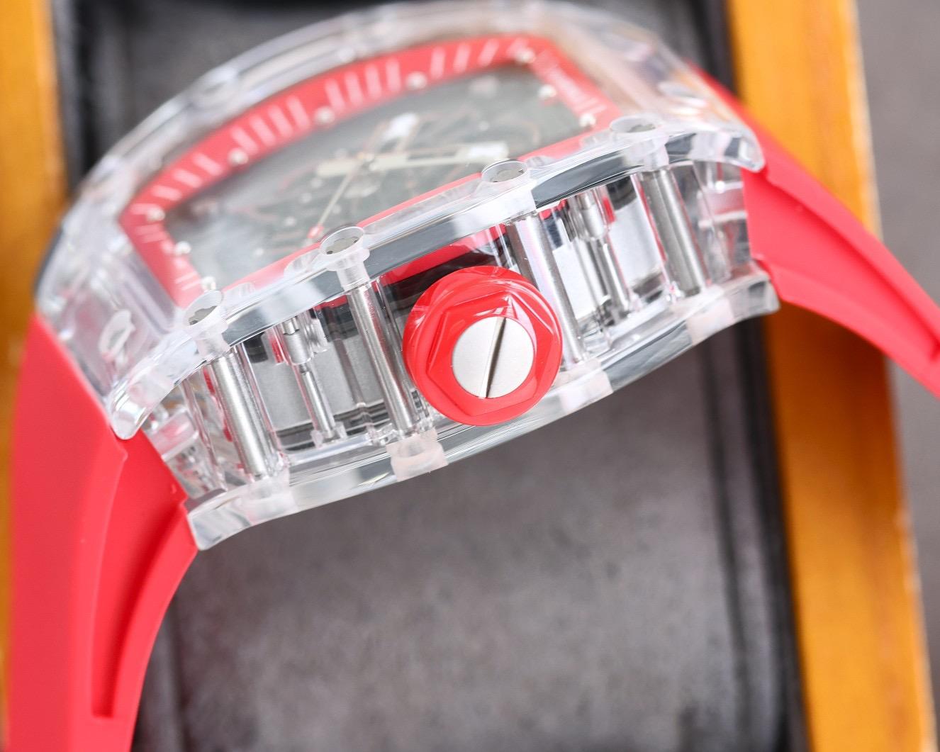 Replica Richard Mille Transparent Shell Automatic Machine Watch 42MM