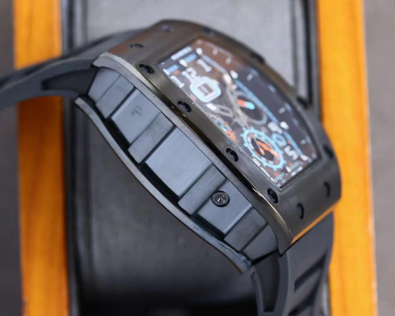 Replica Richard Mille 904l Stainless Steel Automatic Machine Watch 44MM