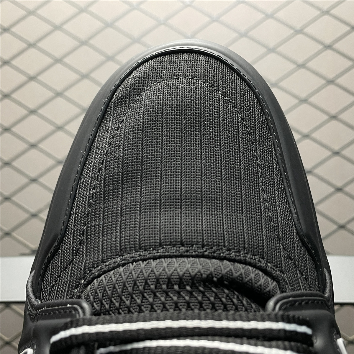 Replica LV Shoe  Louis Vuitton LV Trainer All Black