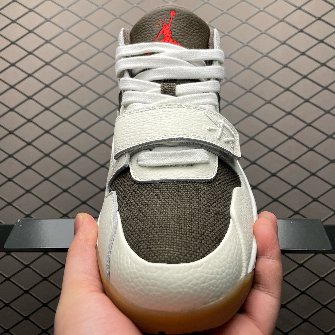 Replica Air Jordan Shoe Travis Scott x Air Jordan Executive The Check FZ8117-100 S2  Size 36-48.5