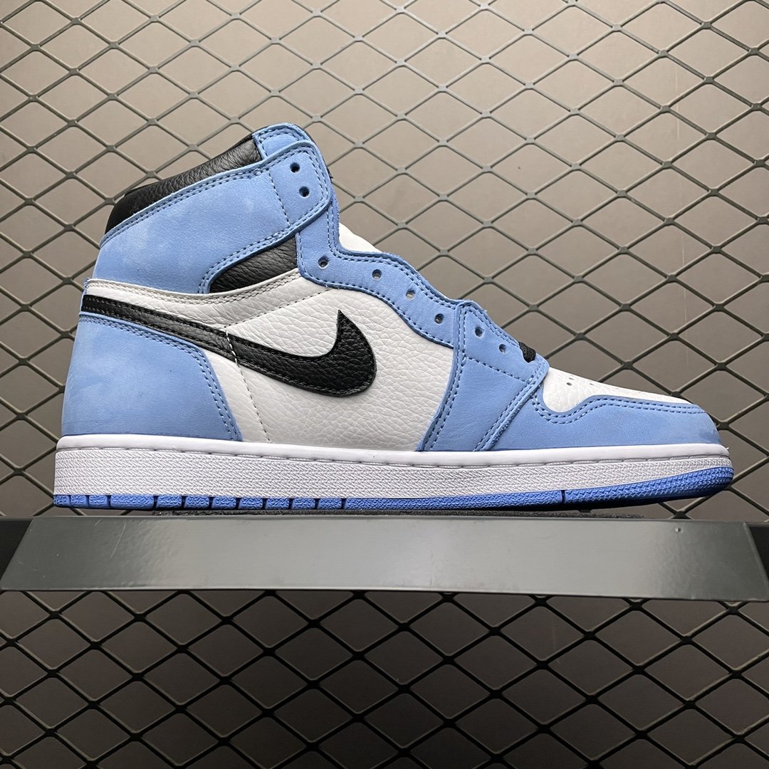 Replica Air Jordan Shoe Air Jordan 1 High University Blue 555088-134 _01830