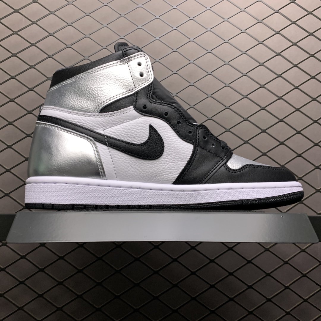 Replica Air Jordan Shoe Air Jordan 1 High OG Metallic Silver CD0461-001 40-47.5