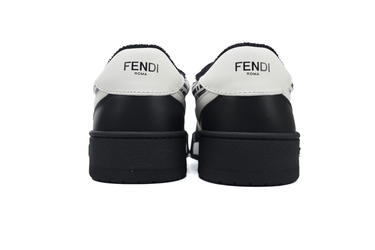 Replica Fendi Shoe Fendi Match Black and White