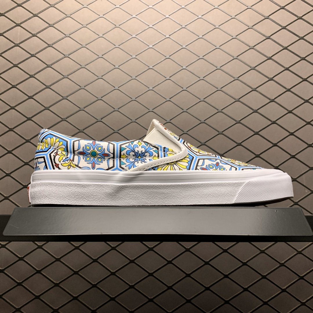 Replica Vans Shoe KITH x Vans Slip-On Blue Size 35-44