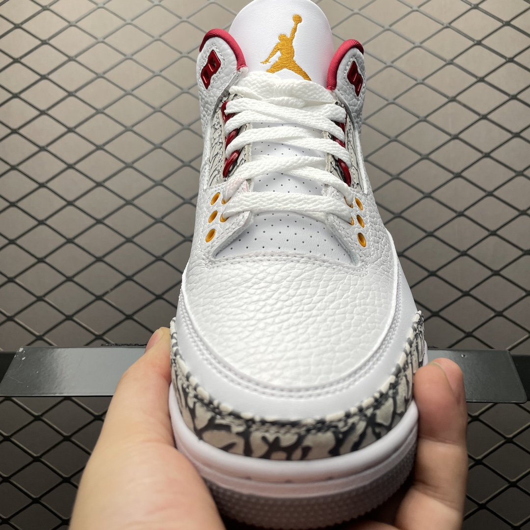 Replica Air Jordan Shoe Air Jordan 3Cardinal RedAJ3 CT8532-126