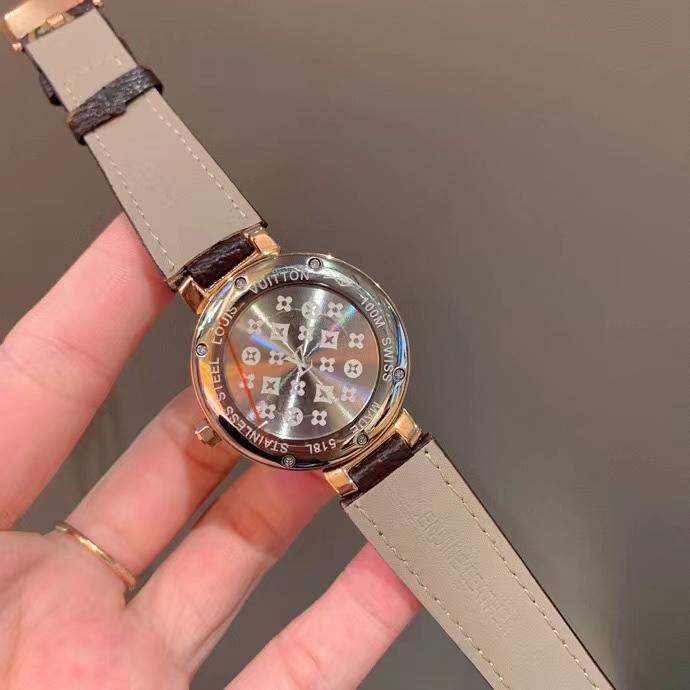 Replica LOUIS VUITTON LV 904l Stainless Steel Quartz Watch 33MM