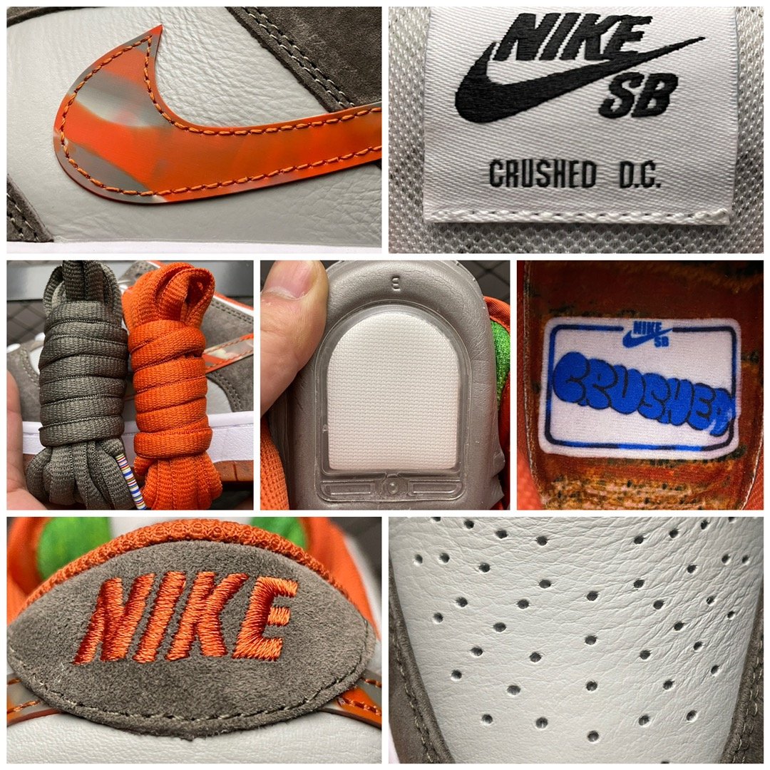 Replica Nike Dunk SB Shoe Crushed D.C x Nike SB Dunk Low DH7782-001Size 36-46