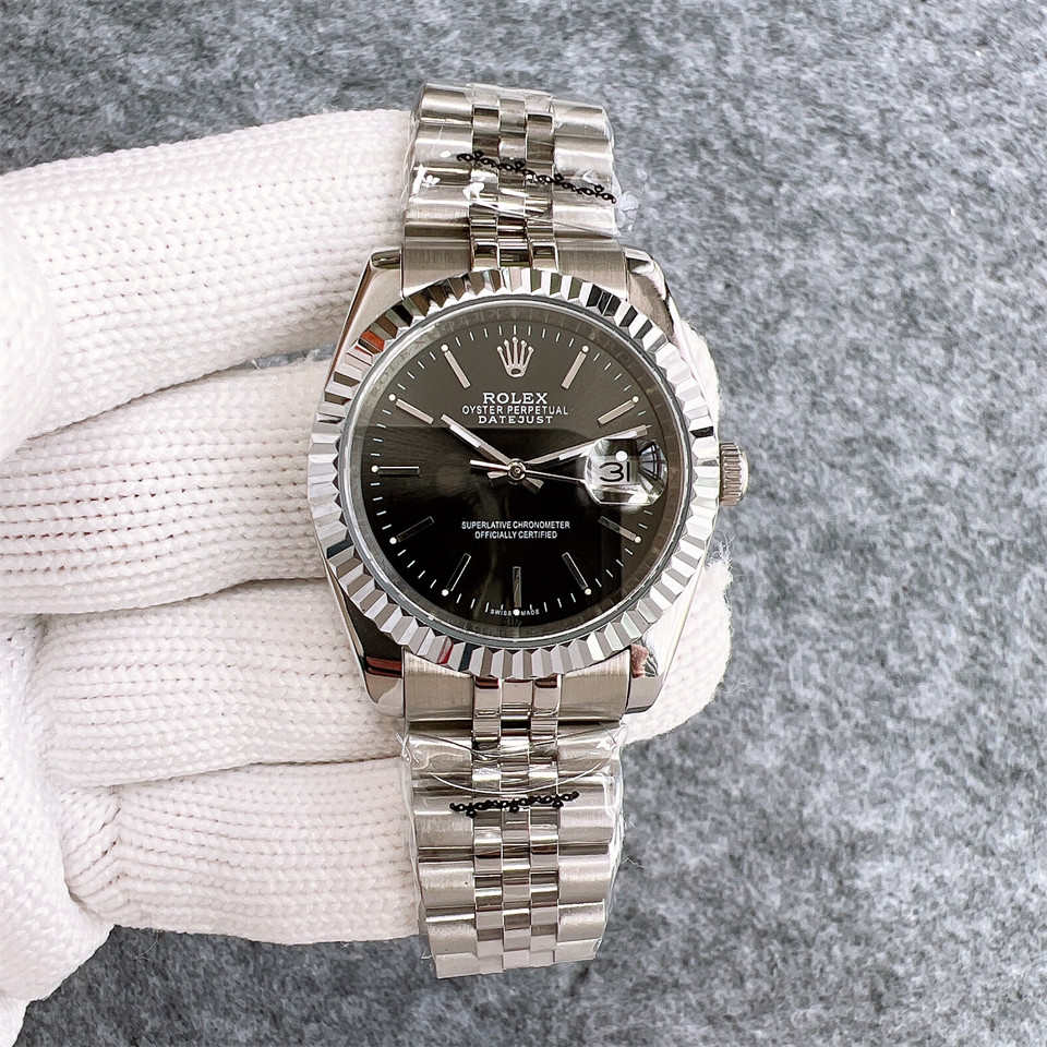 Replica Rolex Datejust 904l Stainless Steel Automatic Mechanical Watch 36mm