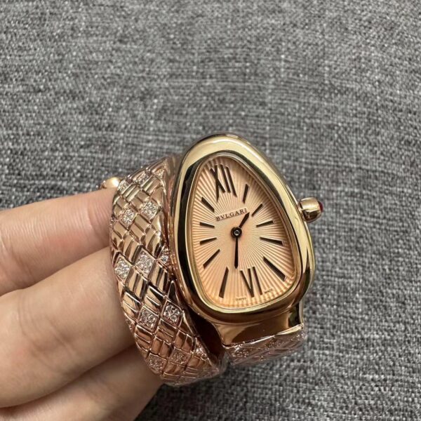 Replica BVLGARI 904l Stainless Steel Quartz Watch 33MM