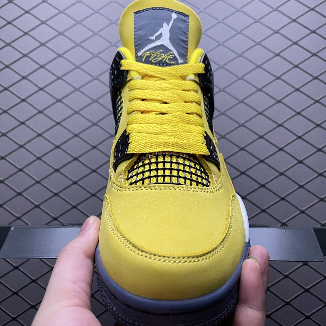 Replica Air Jordan Shoe Air Jordan 4 Retro Lightning AJ4 CT8527-700 SIZE 40-47.5
