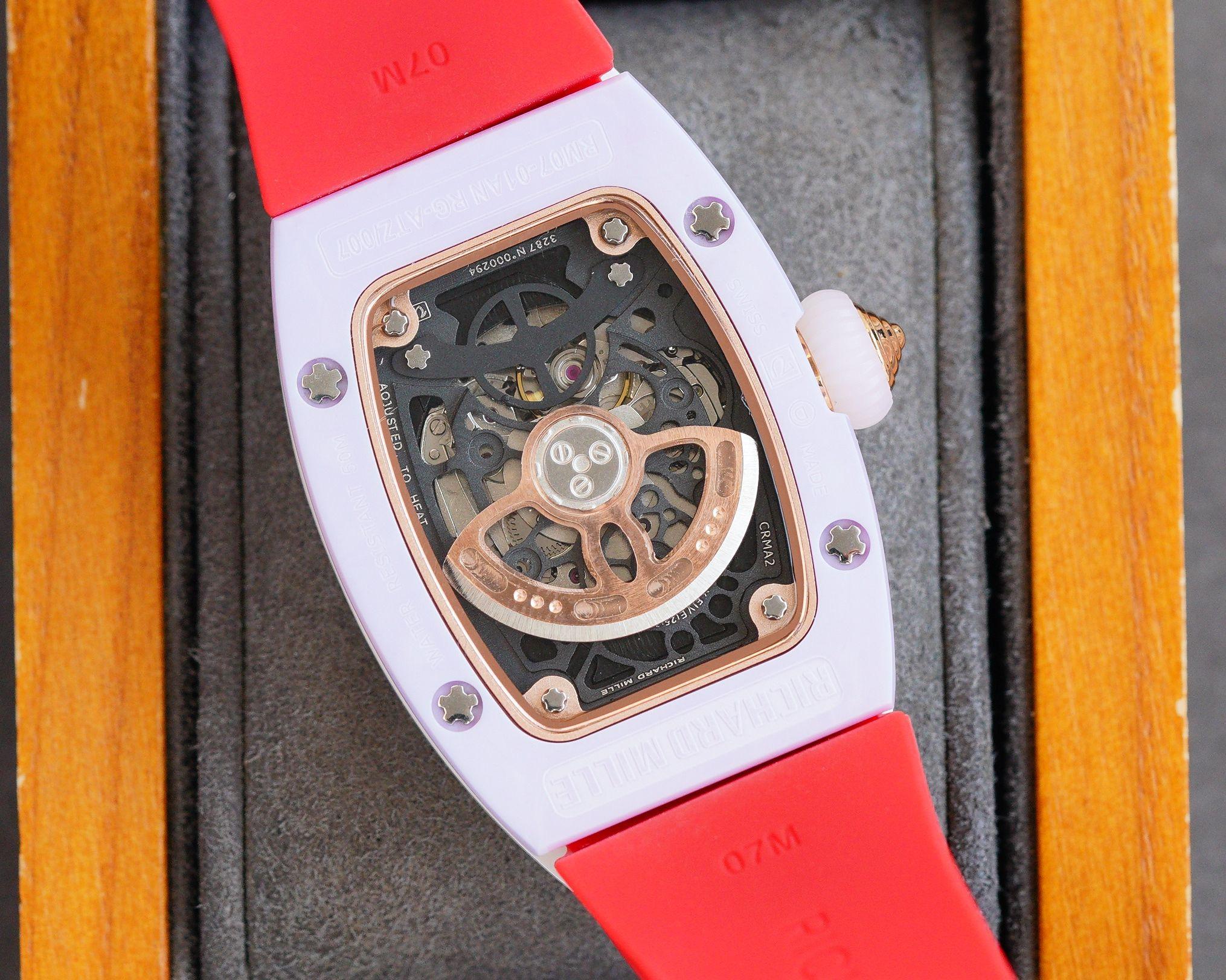 Replica Richard Mille Ceramic Case Automatic Machine Watch 31MM