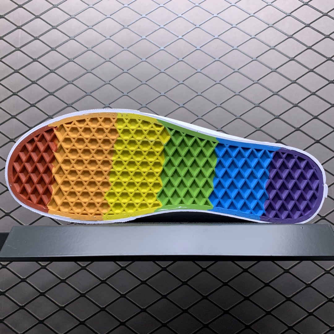 Replica Vans Shoe Vans Old Skool Low Black Rainbow Size 35-44