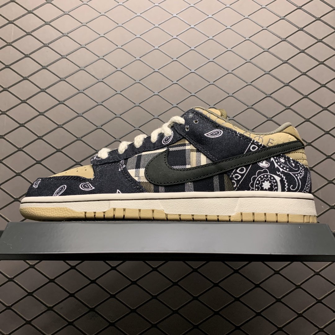 Replica Travis Scott Shoe Travis Scott x Nike SB Dunk Low TS CT5053-001 36-47.5