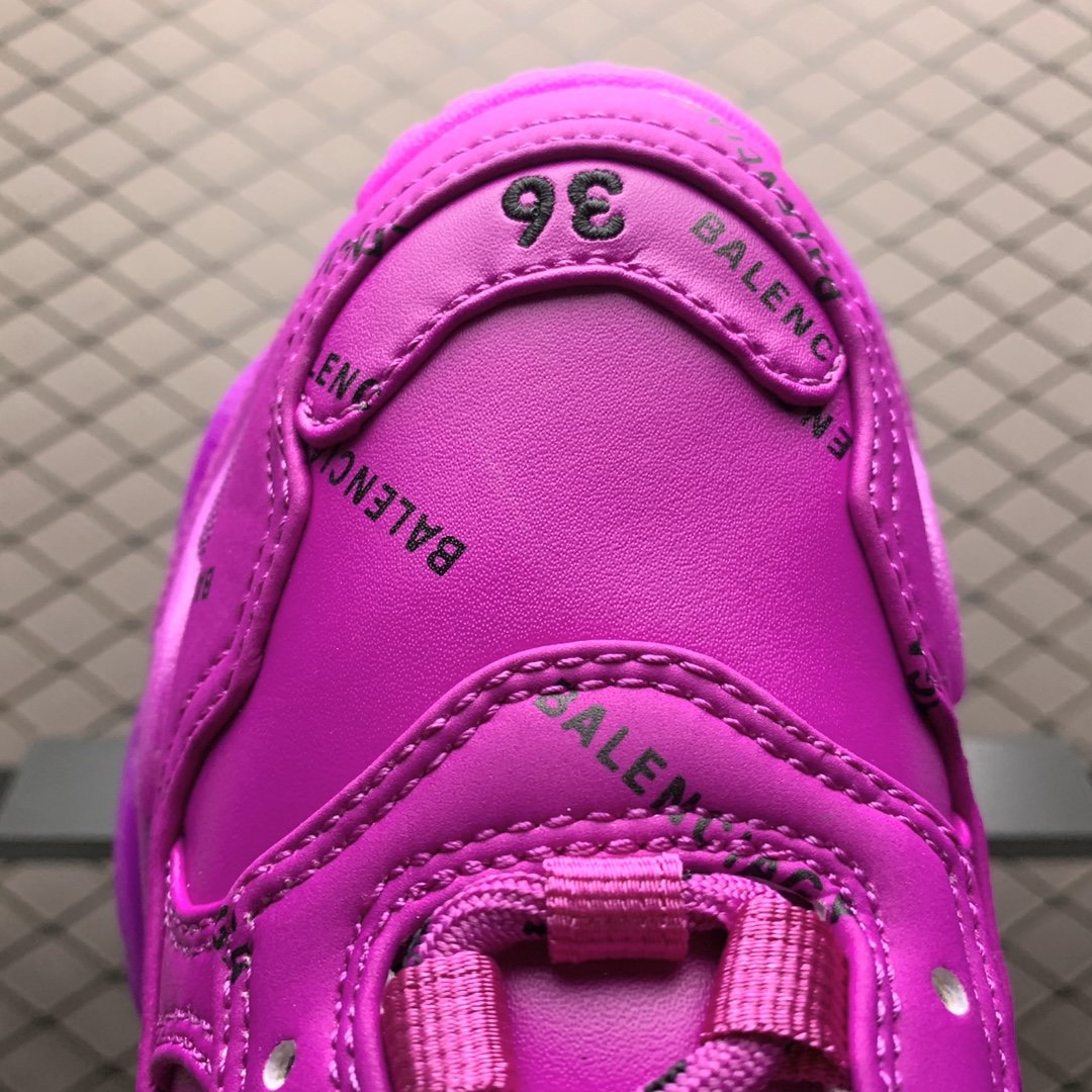 Replica Balenciaga Shoe Balenciaga Triple S Purple 35-45