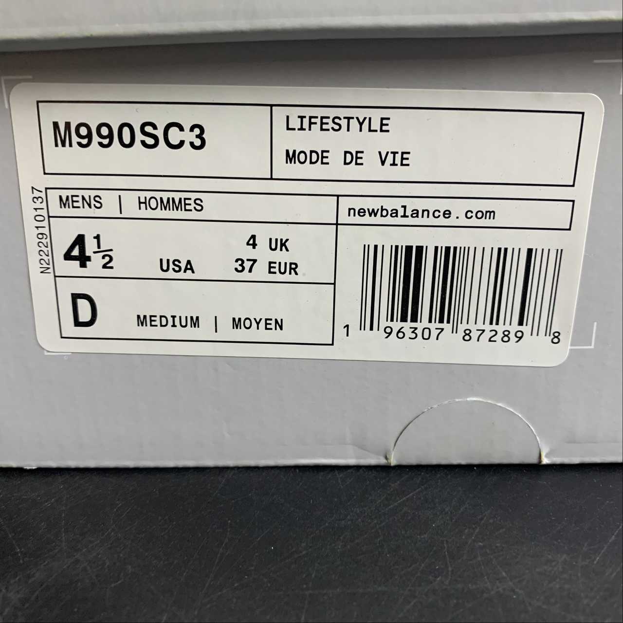 Replica New Balance Shoe New Balance NB990 M990SC3  36-45