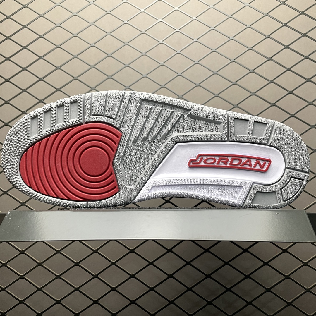 Replica Air Jordan Shoe Air Jordan 3 Cardinal Red CT8532-126 Size 40-47.5