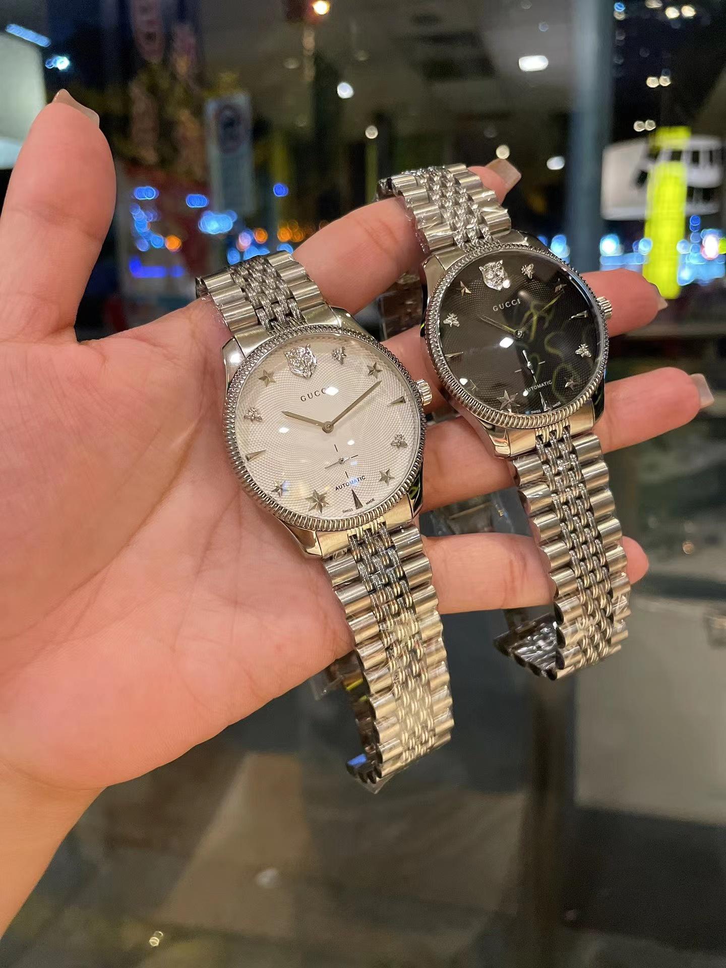 Replica Gucci 904l Stainless Steel Automatic Machine Watch 42MM