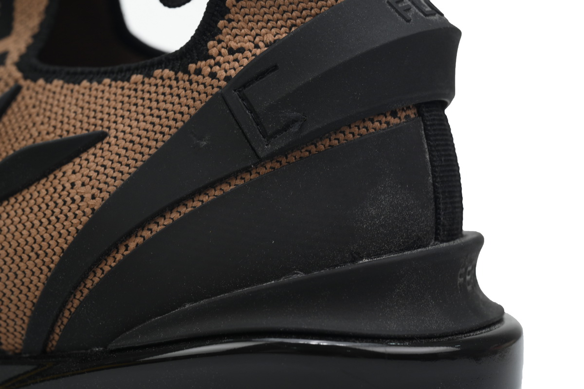 Replica Fendi Shoe Fendi Flow Brown
