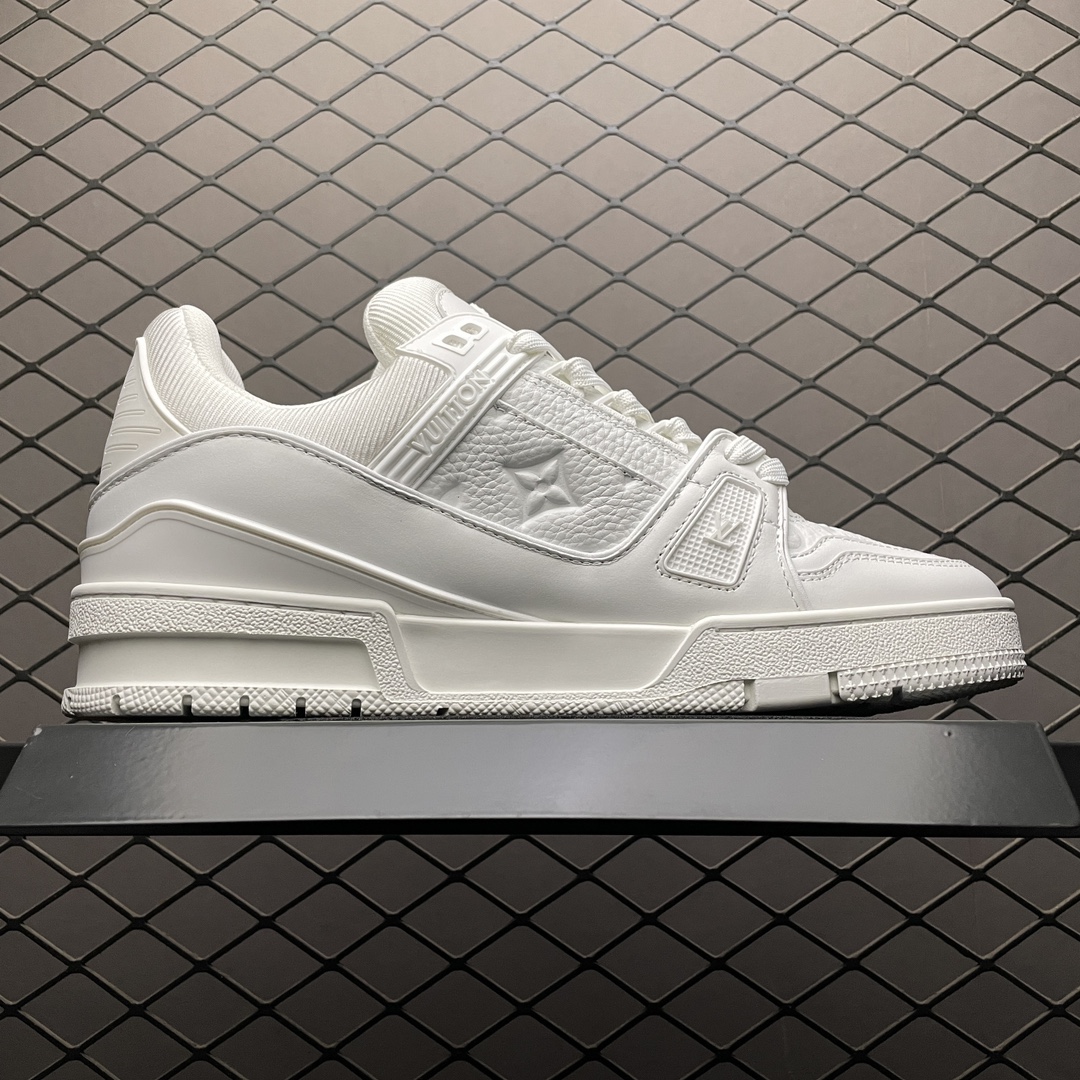 Replica Louis Vuitton Shoe Louis Vuitton LV Trainer Size 35-45 all White