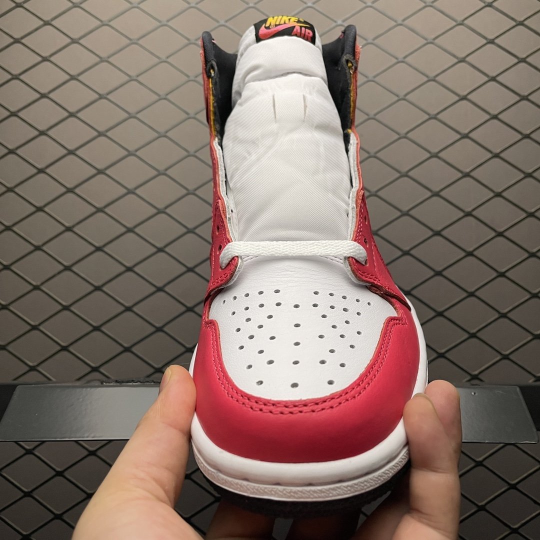 Replica Air Jordan Shoe Air Jordan 1 Retro Hi OG Light Fusion Red AJ1 555088-603 Size 40-47