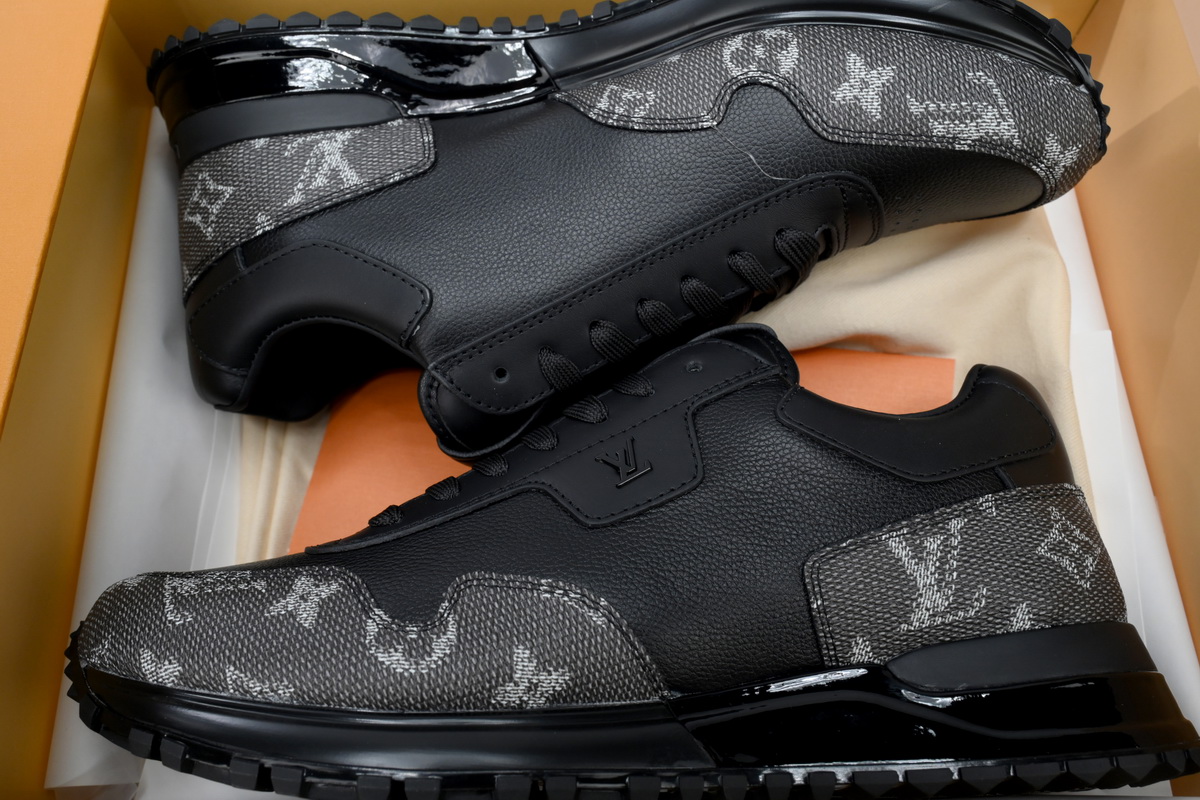 Replica LV Shoe  LV Run Away Black Grey